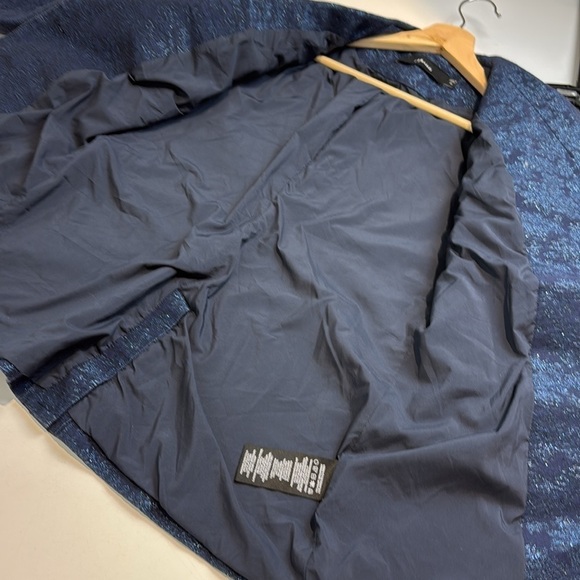 J Brand Layla Textured jacquard metallic Brocade Floral Blazer - Picture 10 of 12